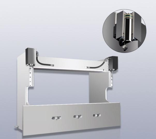 press brake structure