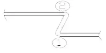 Z bending less than 90 degree